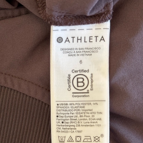 Athleta Brooklyn Utility Jumpsuit Romper Brown, Size 6 - Picture 8 of 8